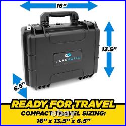 Waterproof Gun Case for 3 Handguns & 9 Magazines Heavy-Duty Protection 16 Waterproof Gun Case for 3 Handguns & 9 Magazines Heavy-Duty Protection 16