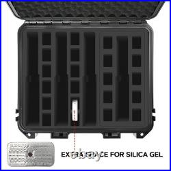 Waterproof Hard Shell Pistol Case for Handguns, Multi-Gun Storage, TSA Approved