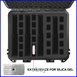 Waterproof Hard Shell Pistol Case for Handguns TSA Approved Multi-Gun Storage
