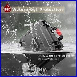 Waterproof Hard Shell Pistol Gun Case for Multiple Handguns & Mags TSA Approve