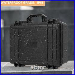 Waterproof Shockproof Gun Case for 5 Pistols & 12 Magazines Black Hard Case Waterproof Shockproof Gun Case for 5 Pistols & 12 Magazines Black Hard Case