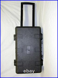 Wheeled Armourcase 1510 precut 4 Pistol 12 mag watertight foam gun carry case
