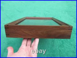 Wood Presentation Display Box Case Possibly for Pistol Gun Handgun Revolver USA