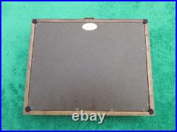 Wood Presentation Display Box Case Possibly for Pistol Gun Handgun Revolver USA