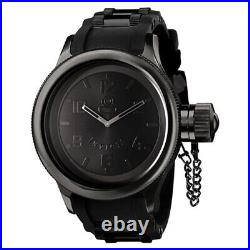 Wrist Watch Invicta Men's 0394 Specialty Quartz 2 Hand Black Dial Elegant Gun