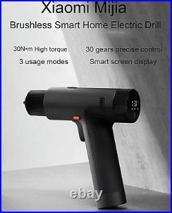 Xiaomi Brushless Electric Drill Screwdriver Set LED Screen 30Nm High Torque