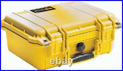 Yellow Pelican 1400 Professional 3 cam GoPro Hero8 7 6 5 4 3+ 3case +nameplate