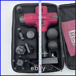 Zarifa USA Massage Gun with Carrying Case, Charger & (8) Accessories Works Great